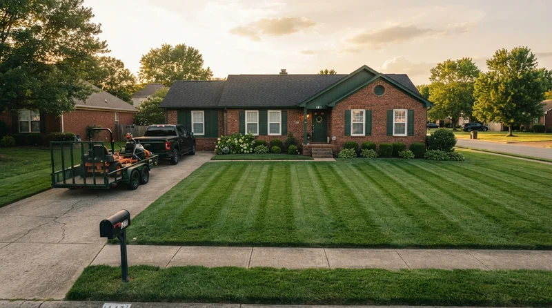 Pristine manicured lawn in Antioch